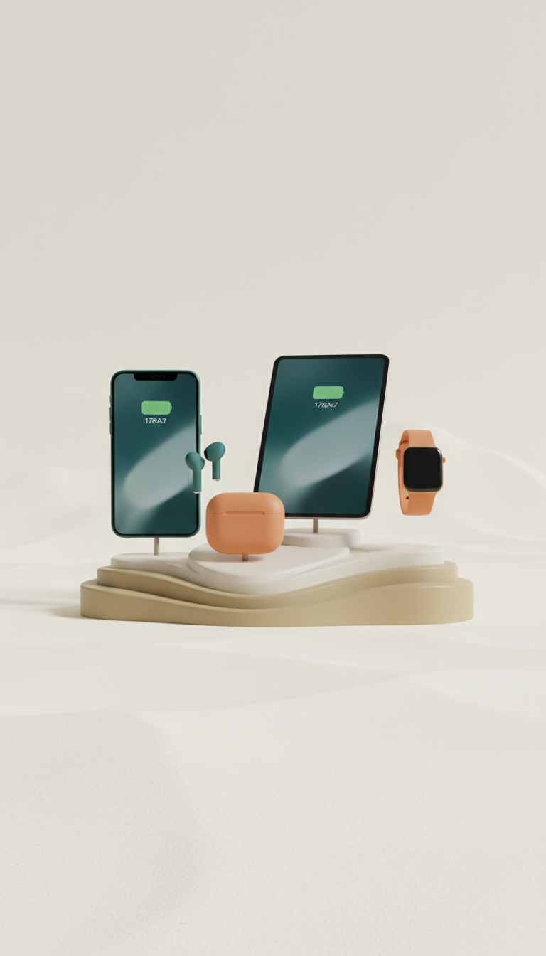 Charging dock in oasis emerald