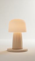 Smart lamp with amber glow accent
