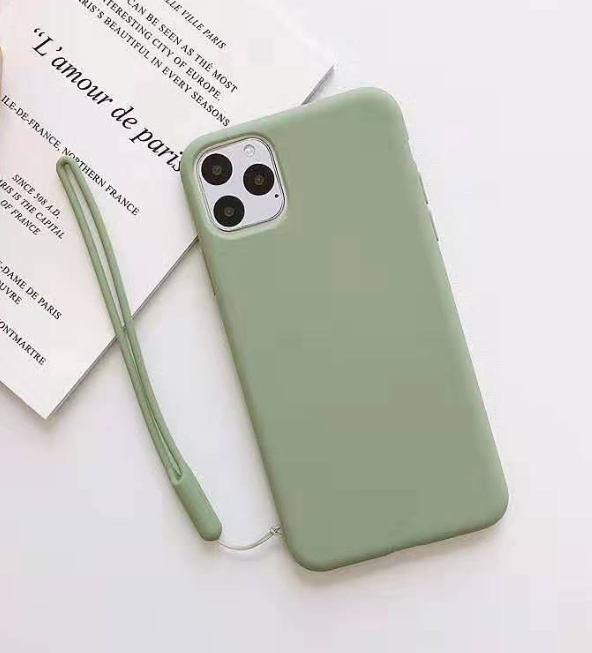 Silicone Phone Case - Solid Color Phone Cover